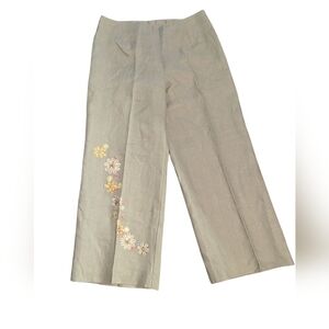 Richard Malcolm, Vintage Linen Crop Pants,Size 6